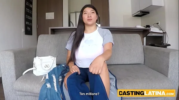 Massive titted amateur BBW latina thot Kaori convincing the perv producer