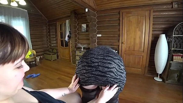 Deep fisting in hairy pussy. Mature lesbian in a medical glove fucked a fat milf doggystyle. Fetish pov.