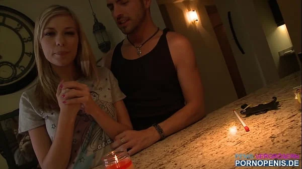 Echtes Paar Sextape leidenschaftliches Keussen und Ficken