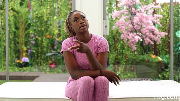 Gorgeous confident black girl goes for what she wants