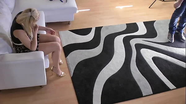 Flashing Gym Girls at Home Doing Yoga and Stretching after Panties and Thongs Try on in Short Skirts