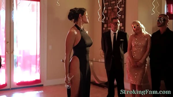 Orgy at home with MILFs and Teens