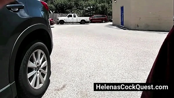 Helena Price Presents - Interracial Anal Hookup With Exhibitionist Wife Mrs Sapphire!  Her Husband listens in while his wife takes a BIG BLACK COCK up her MARRIED WHITE ASS!)