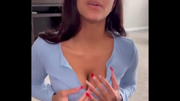 POV Sexy Ebony slut BEGGING for cum on face