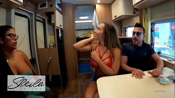Compilation of SHeila Ortega's hot trips in the caravan of sex, orgies and threesomes