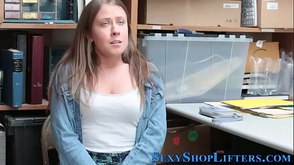 Thieving teen cumshot