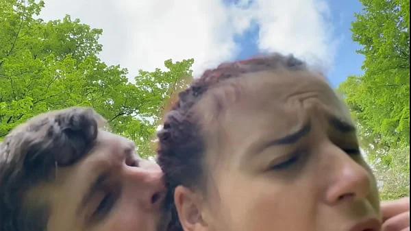 fucks stepsister in the bushes