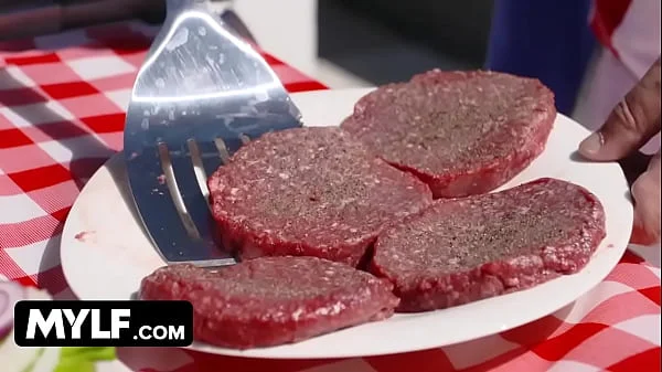 Hot Big Tits MILF Ariella Ferrera & Her StepDaughter Jennifer Jacobs Have Threesome With New StepSon In Front Of Husband During 4th Of July Barbecue