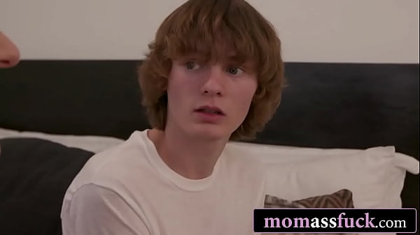 Wild Redhead MILF Decides To Teach Her Young Stepson Anal