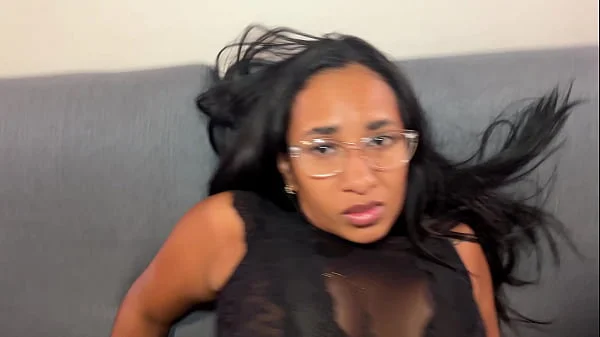 Stepson fucks stepmother Leyne Rodriguez while she's stuck on living room couch