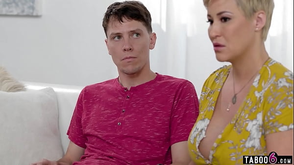 Stepson sabotages all of his MILF stepmom Ryan Keely her date plans